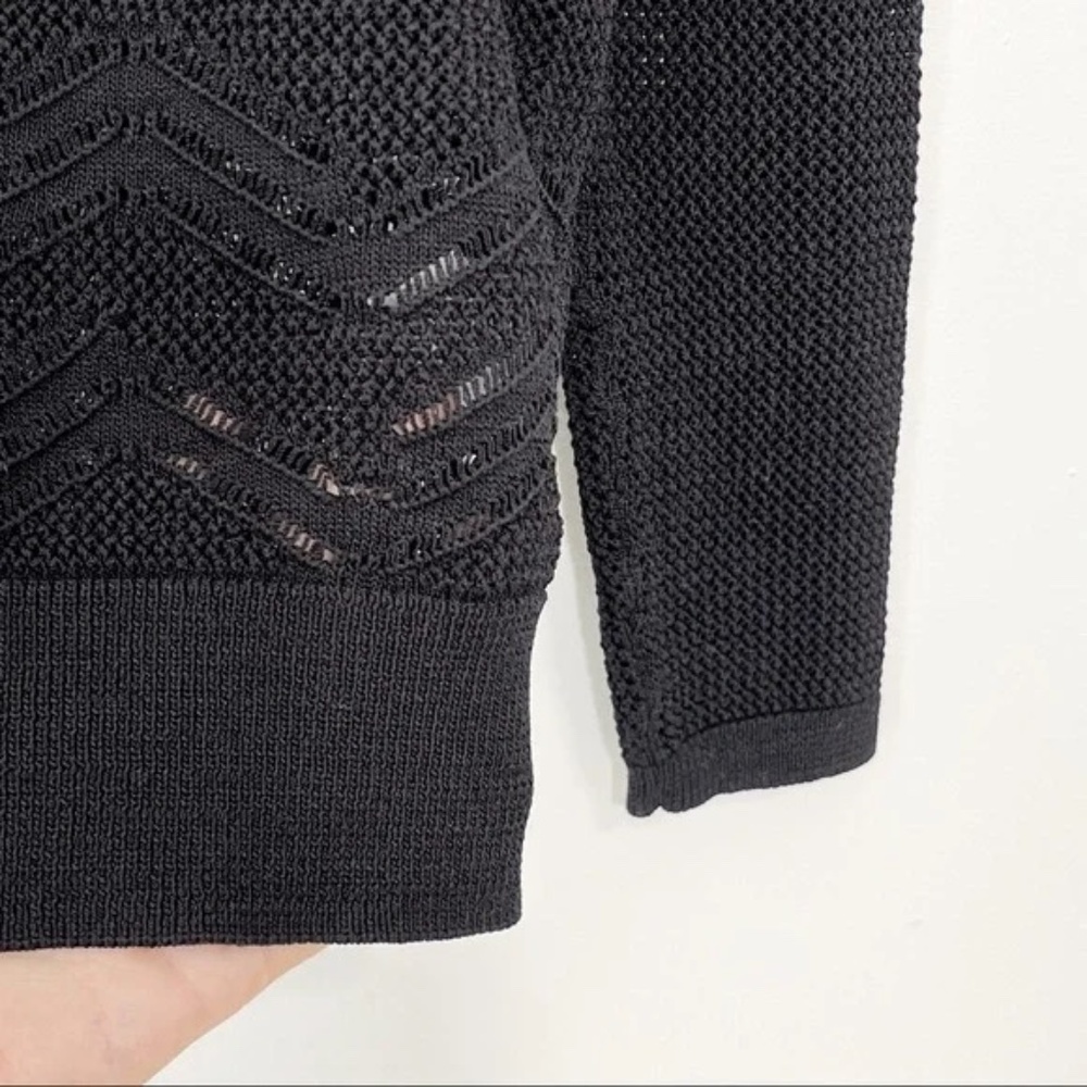 Vince Sweater Zig Zag Mesh Knit - Picture 3 of 3